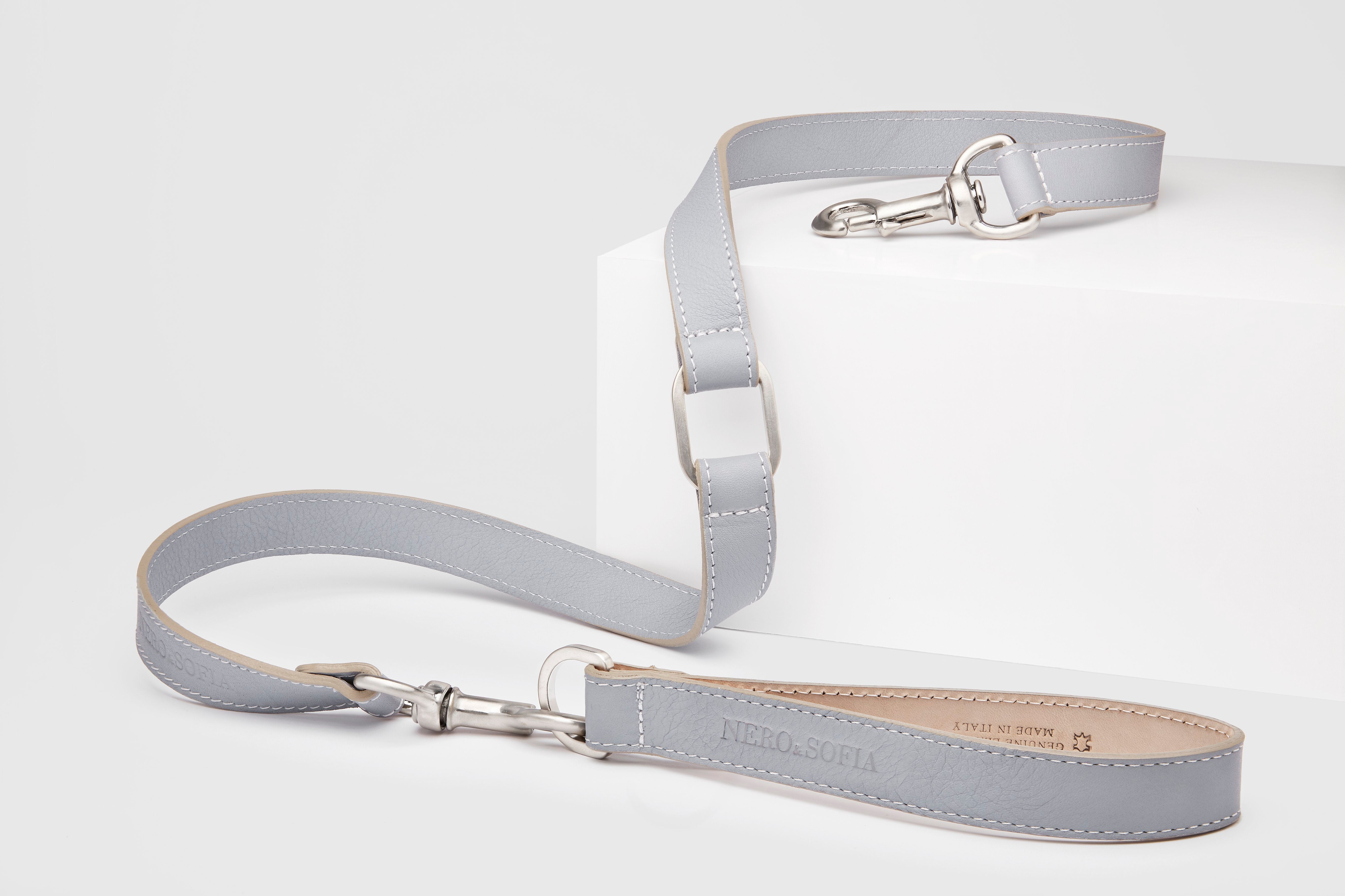 Nero & Sofia Iceland Blu Abbracci Collection Dog Leash
