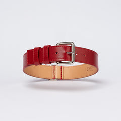 RED SAFFIANO-COLLAR