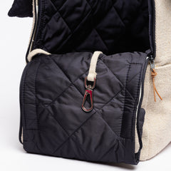 CANVAS BAG & NAVY BLUE DOG CARRIER