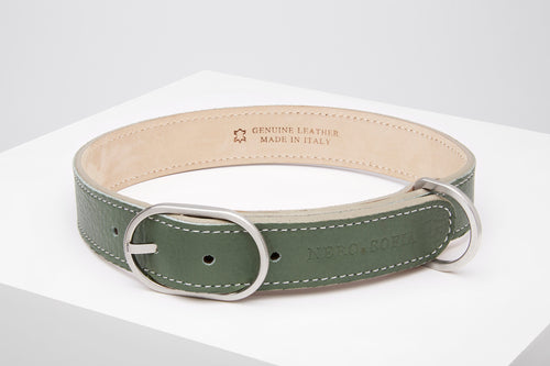 Nero & Sofia Stormy Sea Abbracci Collection Dog Collar - Nero & Sofia