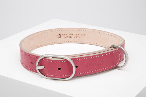 Nero & Sofia Cameo Rosé Abbracci Collection Dog Collar - Nero & Sofia