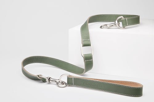 Nero & Sofia Stormy Sea Abbracci Collection Dog Leash - Nero & Sofia
