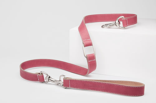 Nero & Sofia Cameo Rosé Abbracci Collection Dog Leash - Nero & Sofia