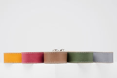 Nero & Sofia Taupe Abbracci Collection Dog Leash - Nero & Sofia