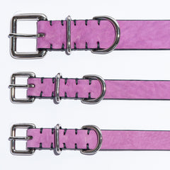 NUBUCK FUCHSIA-COLLAR