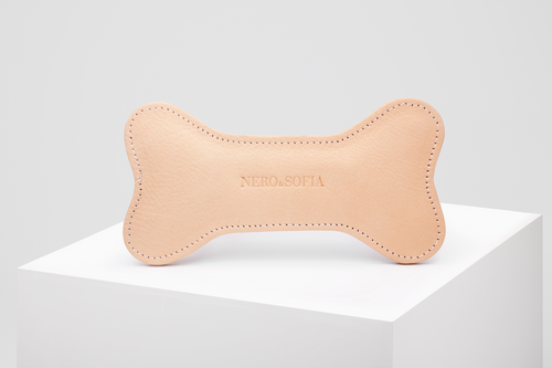 Nero & Sofia OSSO - Natural Leather Chewable Bone - Nero & Sofia
