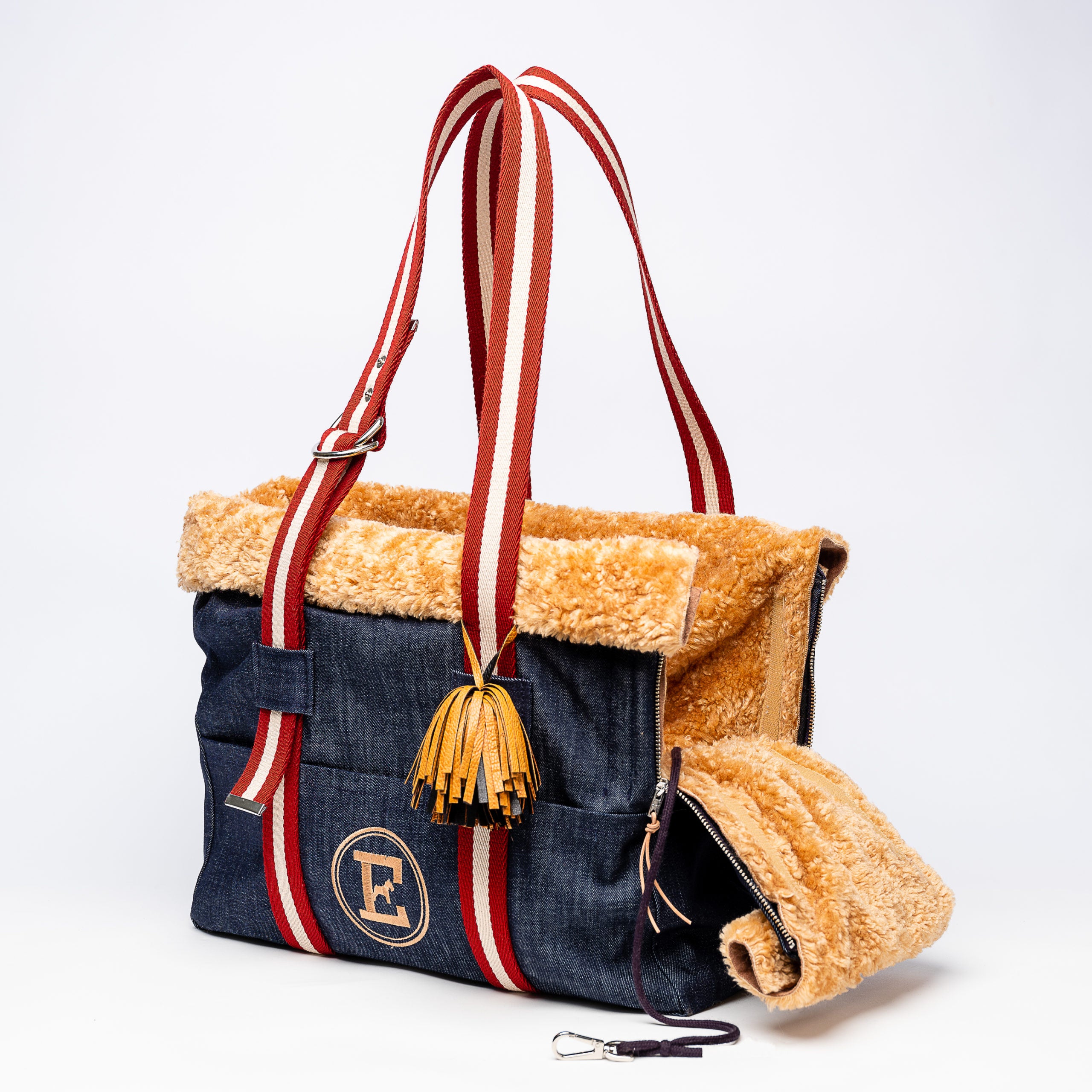 DENIM BAG DOG CARRIER