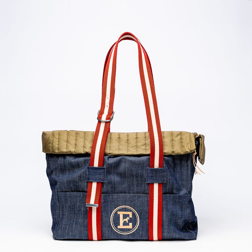 DENIM & MILITARY BAG DOG CARRIER