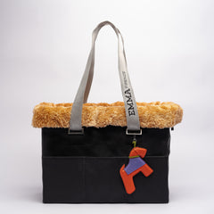 LEATHER-CHARMS DOG CARRIER