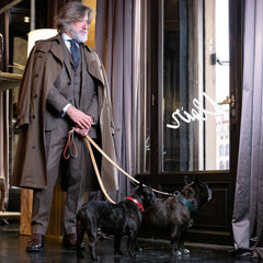 RED SAFFIANO-COLLAR