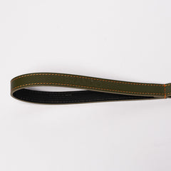 GREEN & ORANGE BRAID-LEASH