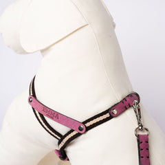 NUBUCK FUCHSIA-HARNESS